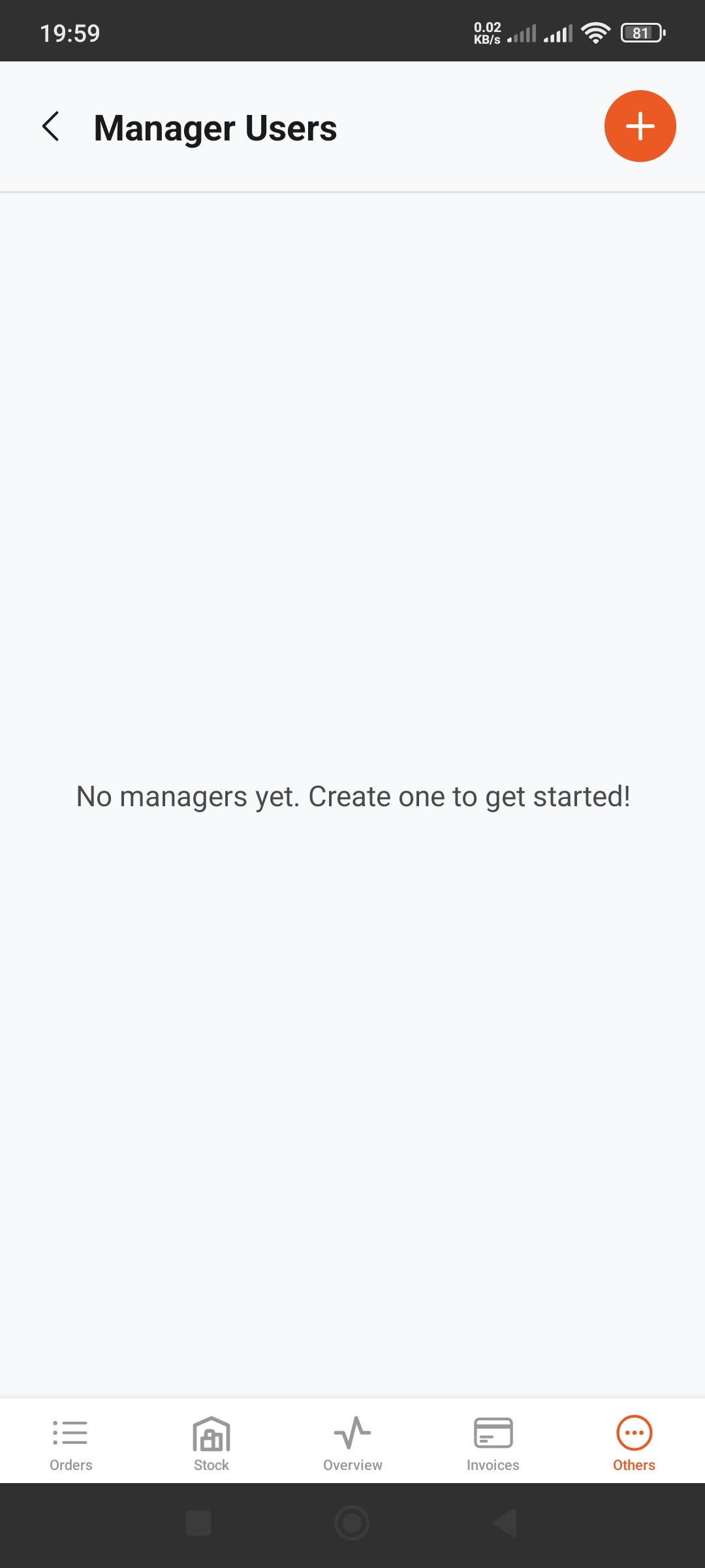 Manager Users List